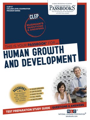 cover image of HUMAN GROWTH AND DEVELOPMENT